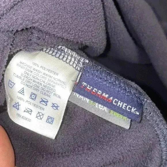 Lands’End Soft Navy Blue 1/4 Zip Up Pullover Sweater - Picture 5 of 5